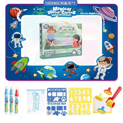 Magic Water Drawing Mat: Educational Coloring Toy