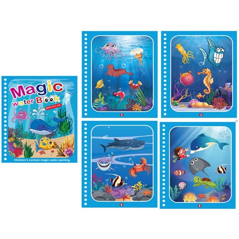 Magic Water Painting: DIY Kindergarten Graffiti & Early Education Toy