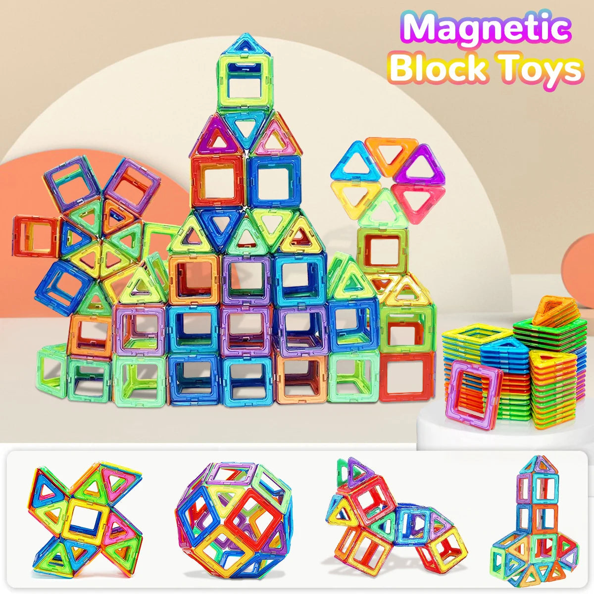 Magnetic Building Blocks – Medium Size STEM Construction Set