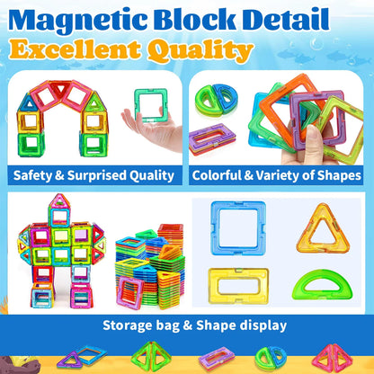 Magnetic Building Blocks – Medium Size STEM Construction Set
