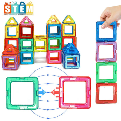 Magnetic Building Blocks – Medium Size STEM Construction Set