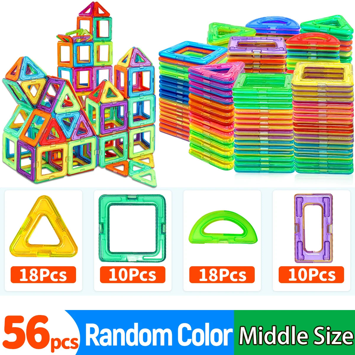 Magnetic Building Blocks – Medium Size STEM Construction Set