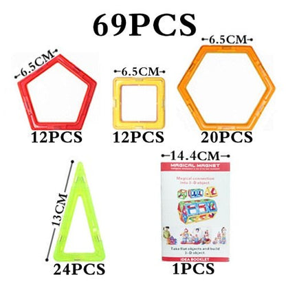 Magnetic Technic Plastic Building Blocks Assembly Toys For Children