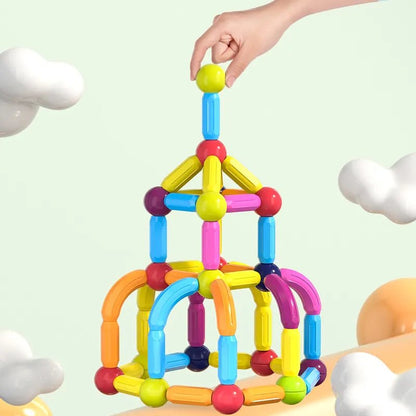 Magnetic Construction Set, Balls & Sticks - Ages 14+ STEM Model Kit