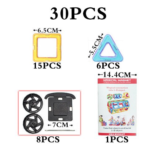 Magnetic Technic Plastic Building Blocks Assembly Toys For Children