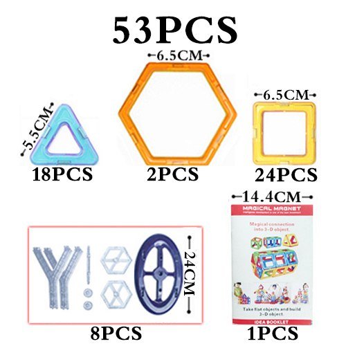 Magnetic Technic Plastic Building Blocks Assembly Toys For Children