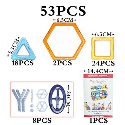Magnetic Technic Plastic Building Blocks Assembly Toys For Children