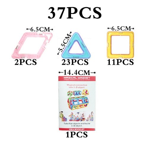 Magnetic Technic Plastic Building Blocks Assembly Toys For Children