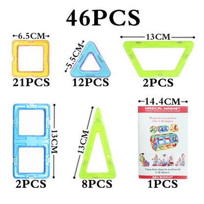 Magnetic Technic Plastic Building Blocks Assembly Toys For Children