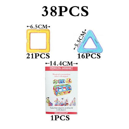 Magnetic Technic Plastic Building Blocks Assembly Toys For Children