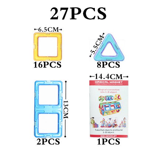 Magnetic Technic Plastic Building Blocks Assembly Toys For Children