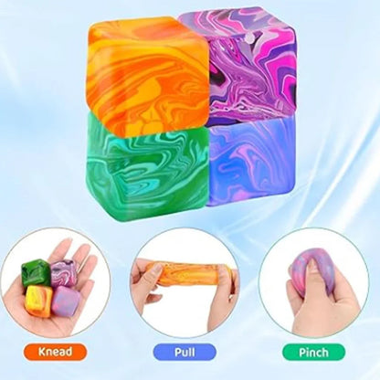 Nee Doh Ripple Ice Cube Squeeze Fidget Toy
