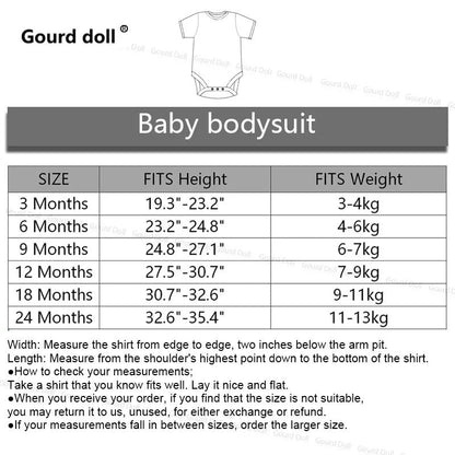 MAMA + DAD=ME Love Print Bodysuit 0-24M Cotton Romper