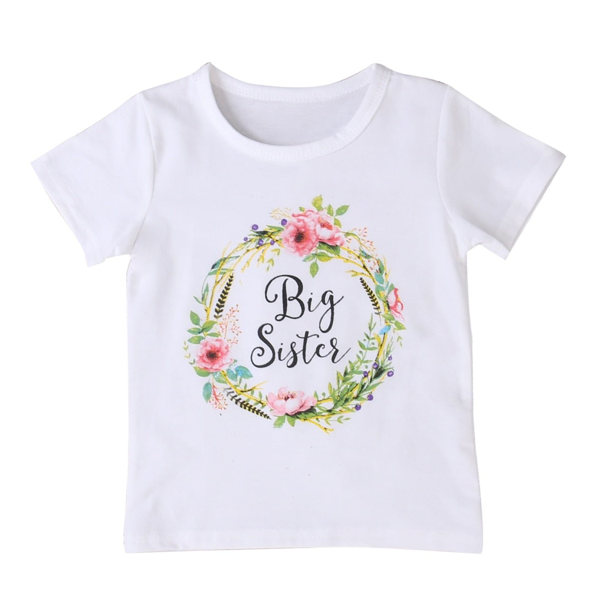Little & Big Sister Match Jumpsuit Romper and T Shirt Family Outfits