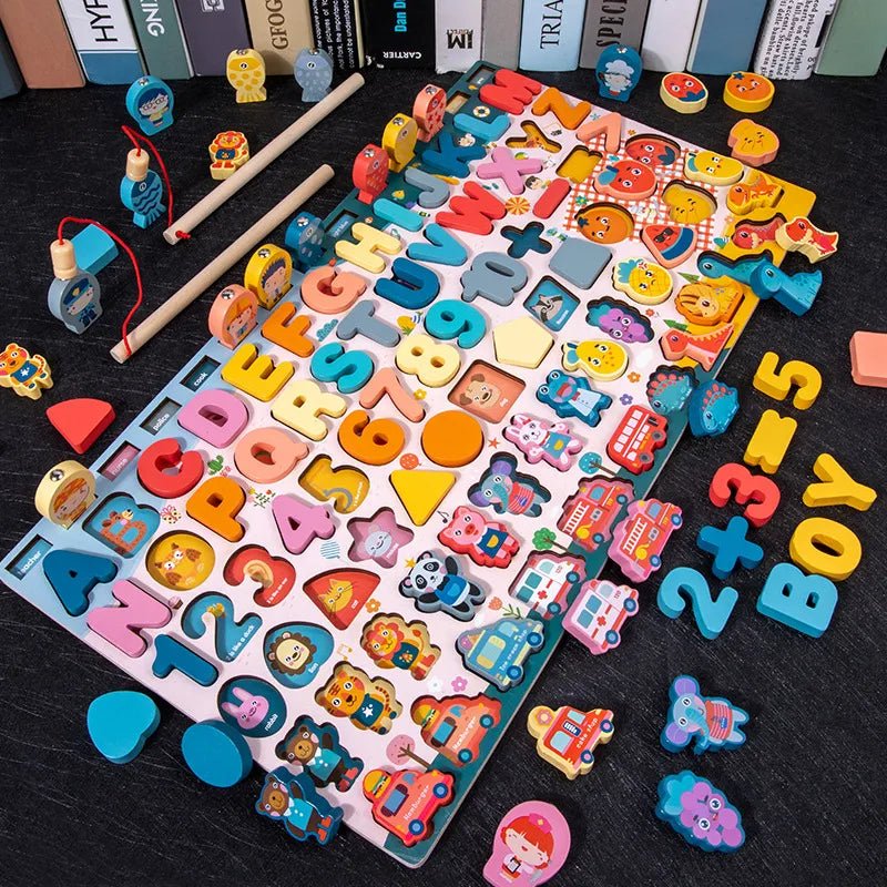 Montessori Wooden Math Puzzle: Kids' Educational Toy