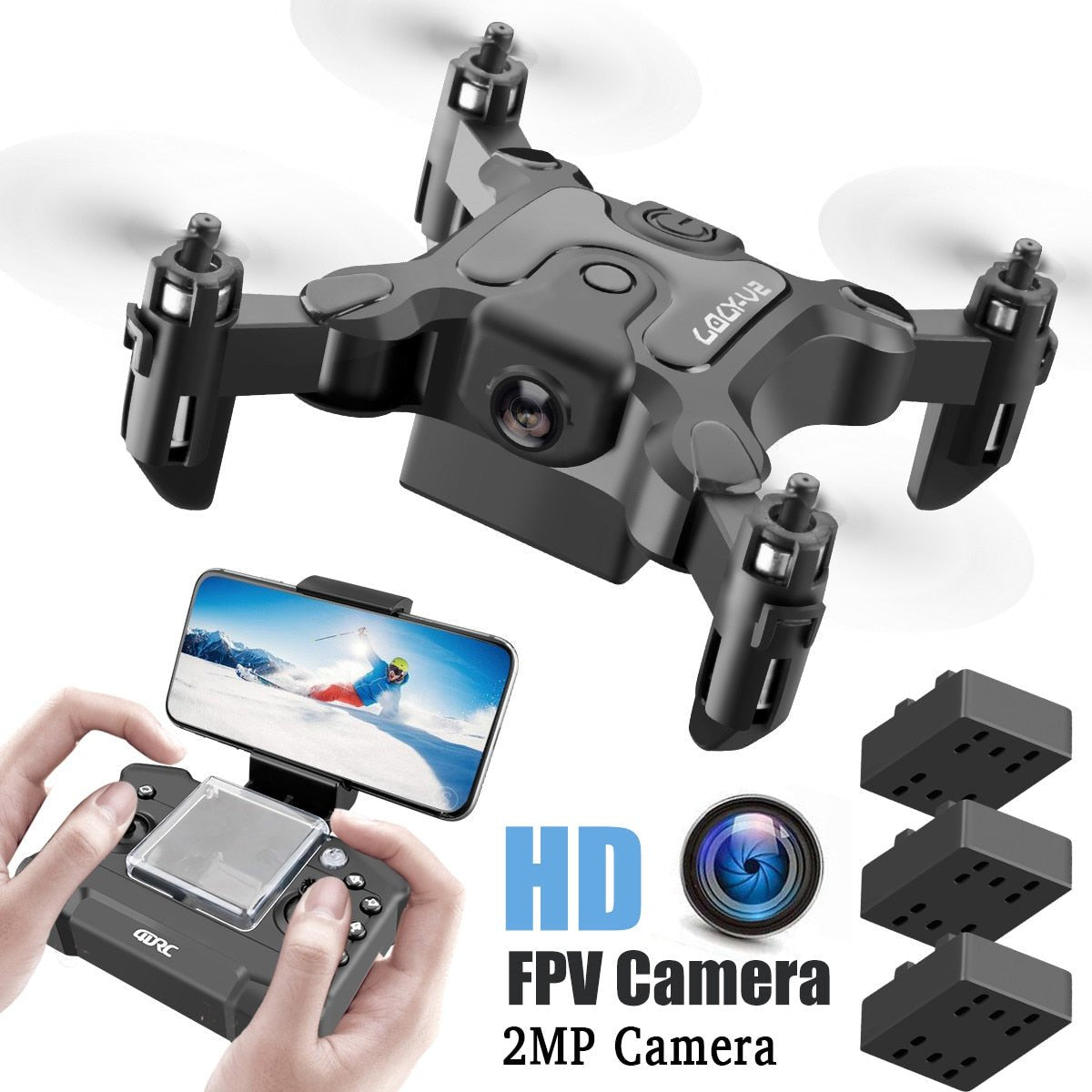 Mini Drone With/Without HD Camera Hight Hold Mode RC Quadcopter