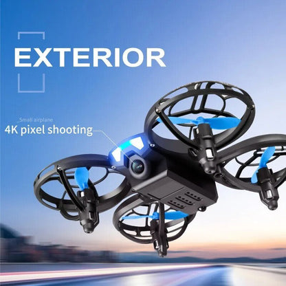 Mini Drone 4k HD Camera - FPV, Wide Angle, Height Keep, RC Helicopter Toy