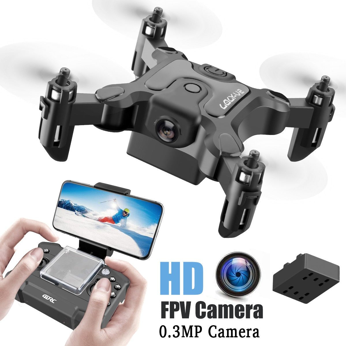 Mini Drone With/Without HD Camera Hight Hold Mode RC Quadcopter