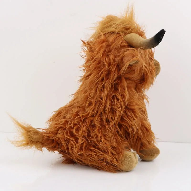 25cm Kawaii Highland Cow Doll - Soft, Stuffed Toy