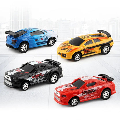 Mini RC Can Box Car - 6 Colors Micro Racing Light-Up Toy
