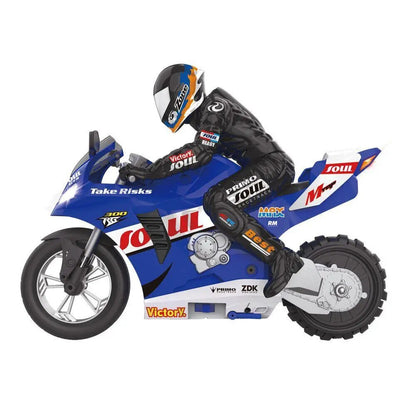 HC-802 Mini 1:6 RC Motorcycle, Self-Balanced Stunt Car for Kids