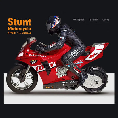 High-Speed 1:10 RC Racing Motorcycle for Kids