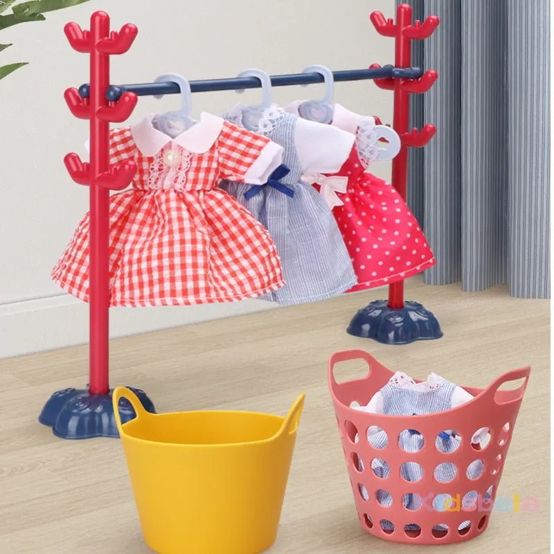 Mini Washing Machine & Dryer Toy with Lights & Music