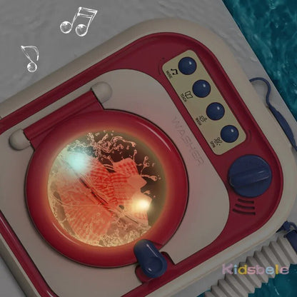 Mini Washing Machine & Dryer Toy with Lights & Music