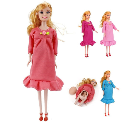 1 Pcs Real pregnant suit mom doll