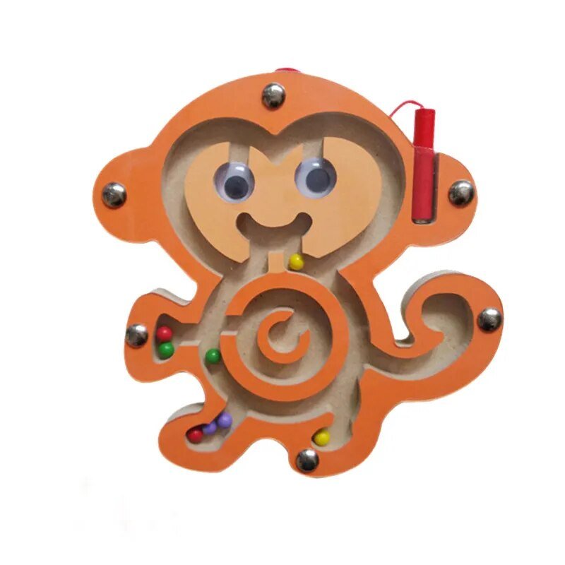 Montessori Wooden Puzzle Games for Babies 1-3 Years