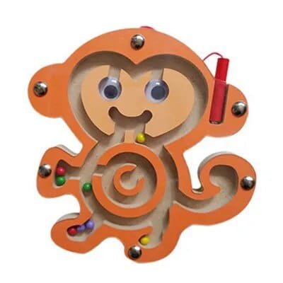 Wooden Montessori Puzzles - Sensory Toy for Babies 1-4 Years