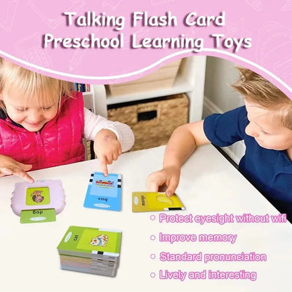 Montessori Audio Flash Cards: English Learning Electronic Book for Kids