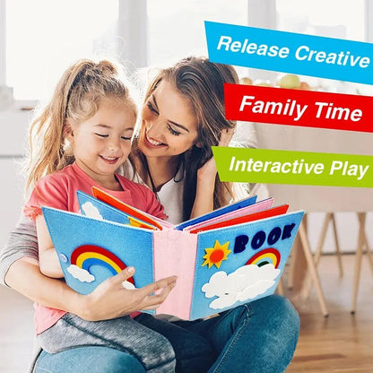Montessori Busy Board for 1-3 Yrs: Early Learning Sensory Toy for Kids