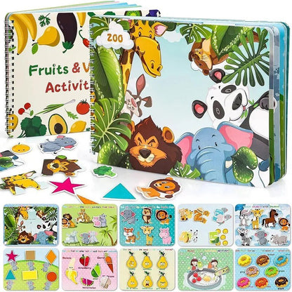 Montessori Busy Book for 2-4 Yrs: Preschool Learning &amp; Activity Toy