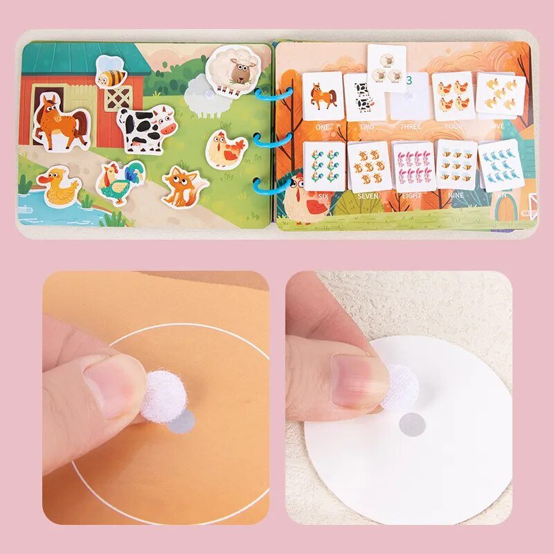 Montessori Busy Book for 2-4 Yrs: Preschool Learning &amp; Activity Toy
