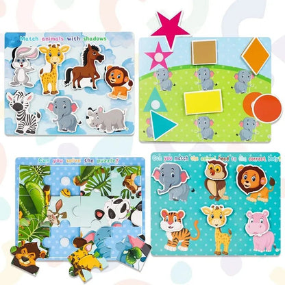Montessori Busy Book for 2-4 Yrs: Preschool Learning &amp; Activity Toy