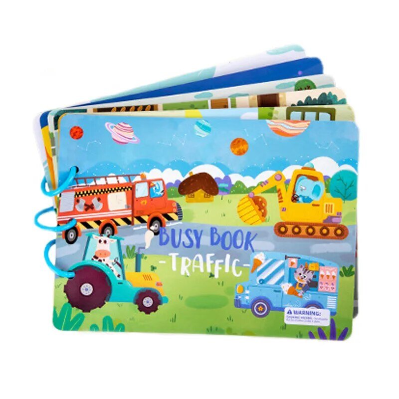 Montessori Busy Book for 2-4 Yrs: Preschool Learning &amp; Activity Toy