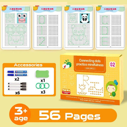 Montessori Drawing & Math Game Set: Toddler Educational Toy