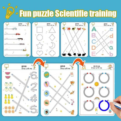 Montessori Drawing & Math Game Set: Toddler Educational Toy
