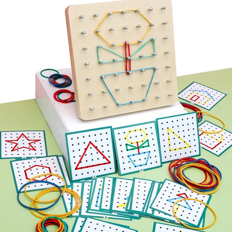 Montessori Graphics Nail Boards: Creative Kids Toy