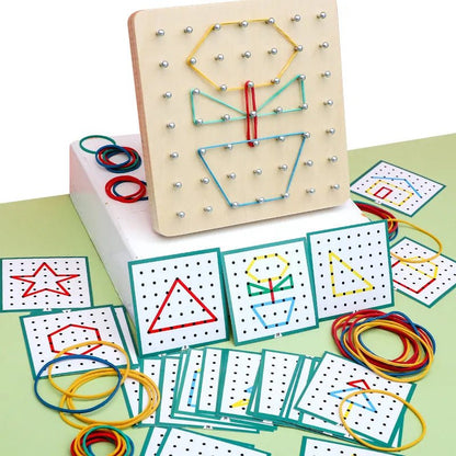 Montessori Graphics Nail Boards: Creative Kids Toy
