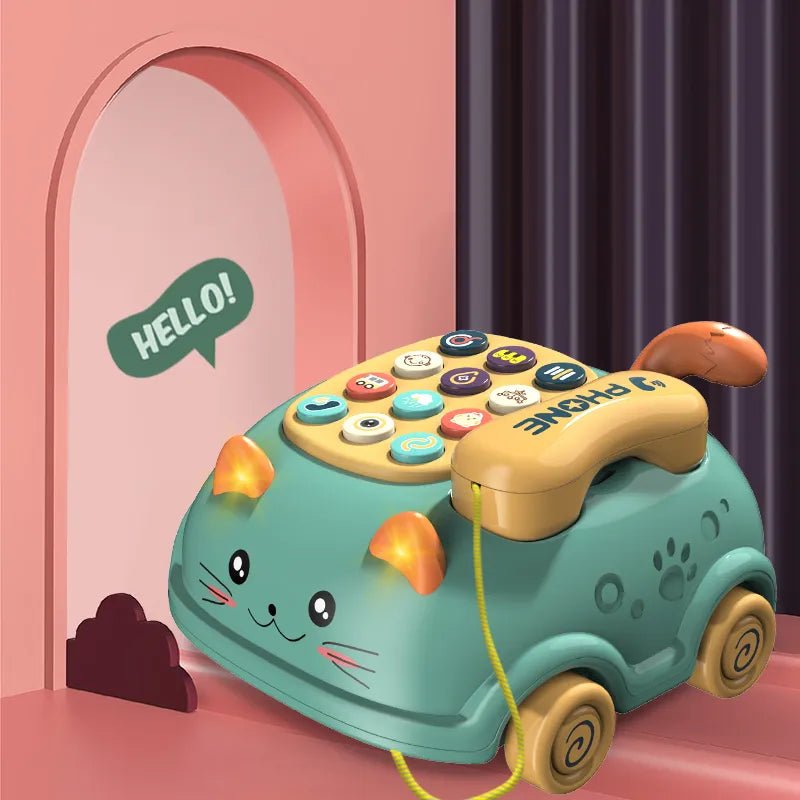 Montessori Musical Piano & Phone Toy - Educational Story Machine, 0-12M