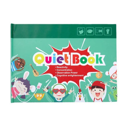 Montessori Quiet Book: Animal Numbers Puzzle Game for Kids