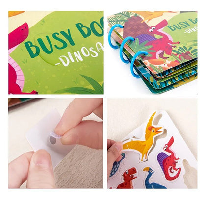 Montessori Quiet Book: Animal Numbers Puzzle Game for Kids