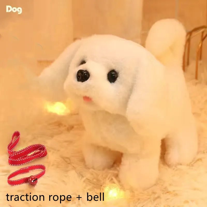 Interactive Walking & Barking Plush Puppy - Montessori Toy
