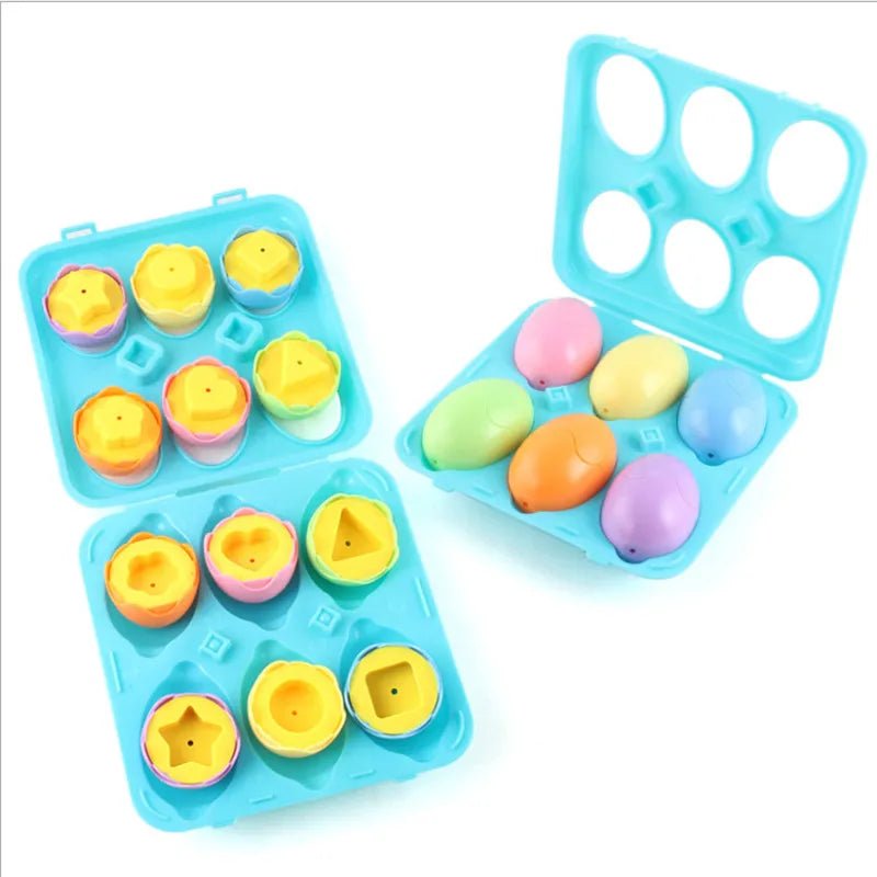 6Pcs Baby Smart Eggs: Montessori Educational Toys