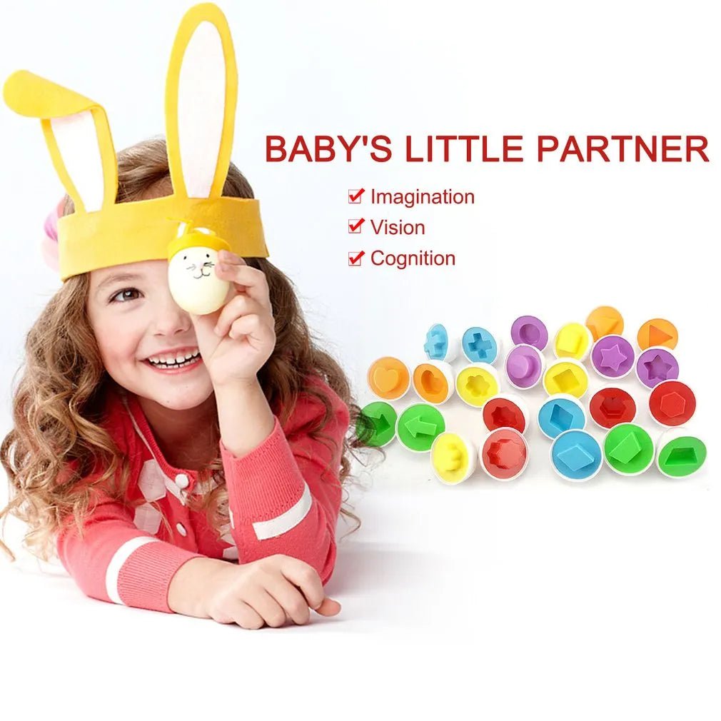 6Pcs Baby Smart Eggs: Montessori Educational Toys