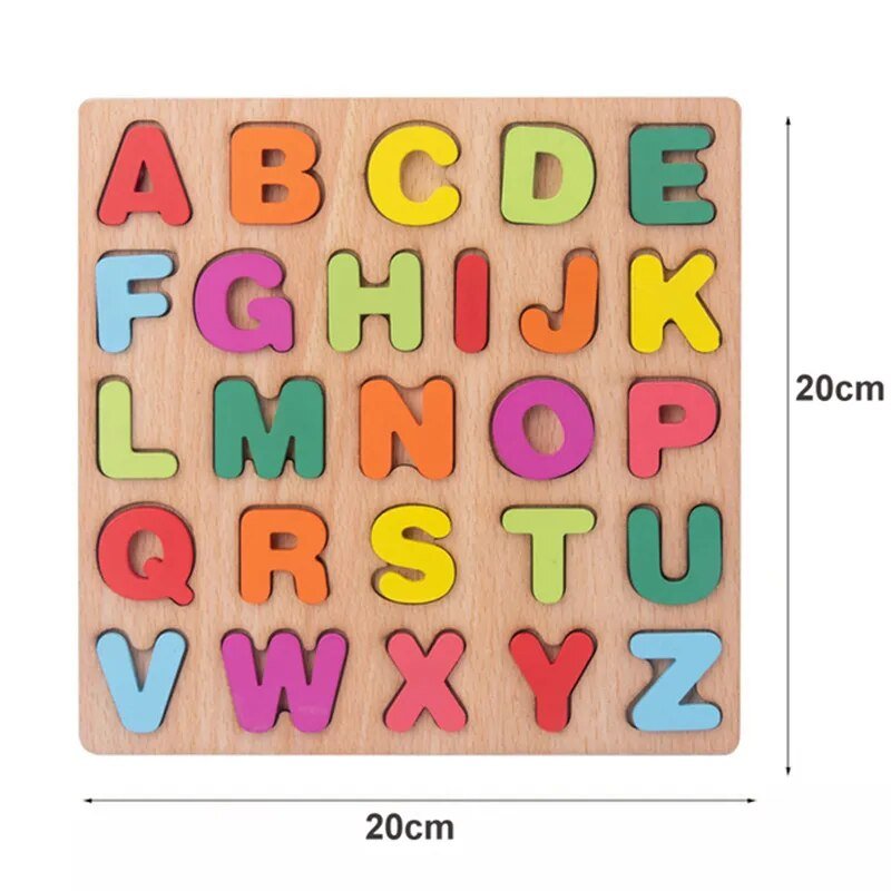 Montessori Wooden Puzzle Games for Babies 1-3 Years