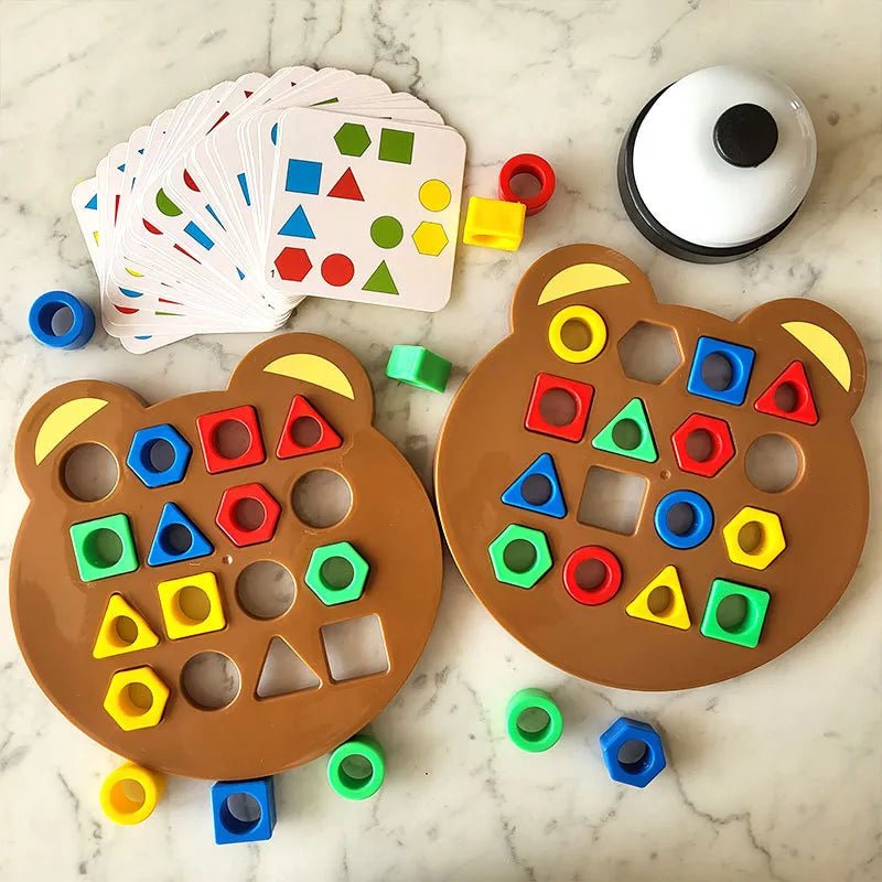 Colorful Geometric Puzzle: Early Educational Toy