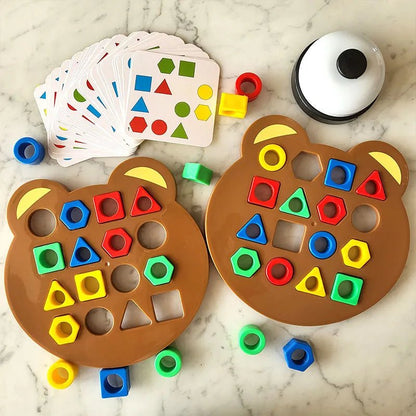 Colorful Geometric Puzzle: Early Educational Toy